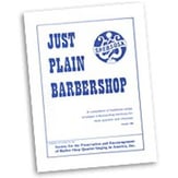 Just Plain Barbershop TTBB Choral Score cover